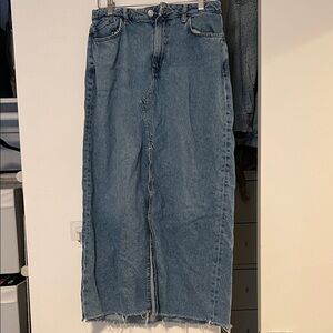 Primark Denim Maxi Skirt M